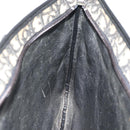 Christian Dior Trotter Canvas Hand Bag Navy Gold Auth 191312-18