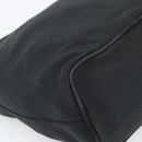 FENDI Shoulder Bag Cotton Jersey Black Silver Auth 191313-16