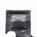 FENDI Shoulder Bag Cotton Jersey Black Silver Auth 191313-12