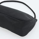 PRADA Accessory Pouch Nylon Black Silver Auth 191315V-16