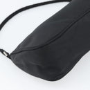 PRADA Accessory Pouch Nylon Black Silver Auth 191315V-17