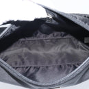 PRADA Accessory Pouch Nylon Black Silver Auth 191315V-10