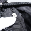 PRADA Accessory Pouch Nylon Black Silver Auth 191315V-11
