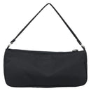PRADA Accessory Pouch Nylon Black Silver Auth 191315V-2