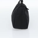 PRADA Accessory Pouch Nylon Black Silver Auth 191315V-3