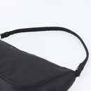PRADA Accessory Pouch Nylon Black Silver Auth 191315V-8