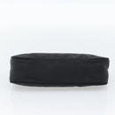 PRADA Accessory Pouch Nylon Black Silver Auth 191315V-5