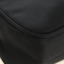 PRADA Hand Pouch Nylon Black Silver Auth 191316V-10