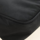 PRADA Hand Pouch Nylon Black Silver Auth 191316V-12