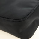 PRADA Hand Pouch Nylon Black Silver Auth 191316V-13