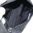 PRADA Hand Pouch Nylon Black Silver Auth 191316V-17