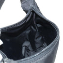 PRADA Hand Pouch Nylon Black Silver Auth 191316V-18