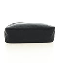 PRADA Hand Pouch Nylon Black Silver Auth 191316V-9