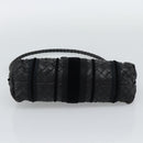 BOTTEGA VENETA INTRECCIATO Hand Bag Leather Black Silver Auth 191317A-5