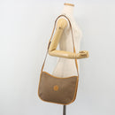 GUCCI Micro GG Supreme Shoulder Bag PVC Beige Gold 001 115 1036 Auth 191318-23