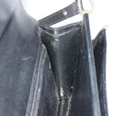 Christian Dior Shoulder Bag Leather Black Gold Auth 191320-19