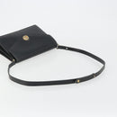 Christian Dior Shoulder Bag Leather Black Gold Auth 191320-7