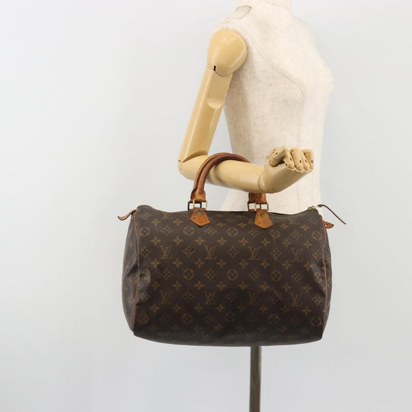 LOUIS VUITTON Monogram Speedy 30 Hand Bag M41526 LV Auth 191321