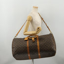 LOUIS VUITTON Monogram Keepall Bandouliere 60 Boston Bag M41412 LV Auth 191323-26