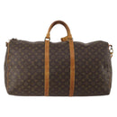 LOUIS VUITTON Monogram Keepall Bandouliere 60 Boston Bag M41412 LV Auth 191323-3