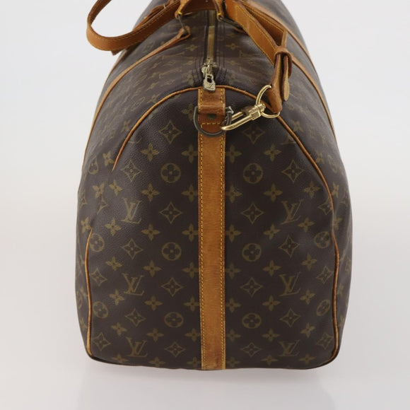 LOUIS VUITTON Monogram Keepall Bandouliere 60 Boston Bag M41412 LV Auth 191323