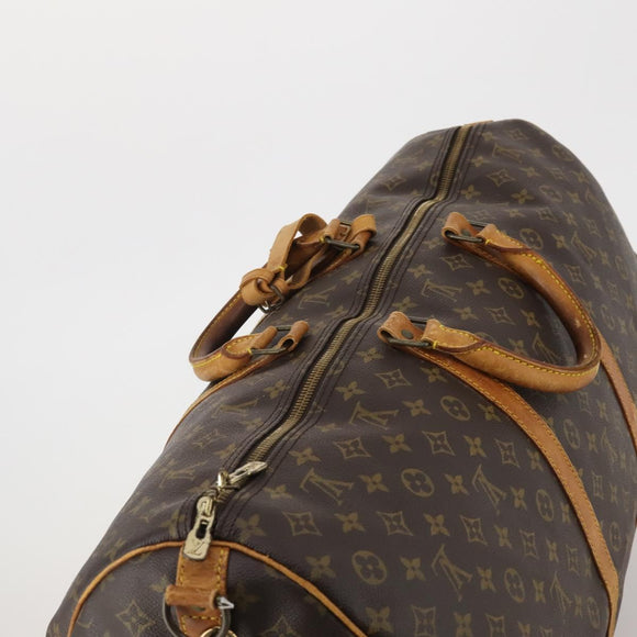 LOUIS VUITTON Monogram Keepall Bandouliere 60 Boston Bag M41412 LV Auth 191323