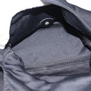 FENDI Mamma Baguette Shoulder Bag Cotton Jersey Black Silver Auth 191327-16