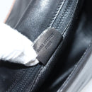 CELINE Shoulder Bag Leather Black Gold Auth 191330-12