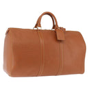 LOUIS VUITTON Epi Keepall 50 Boston Bag Brown M42968 LV Auth 191331A-1