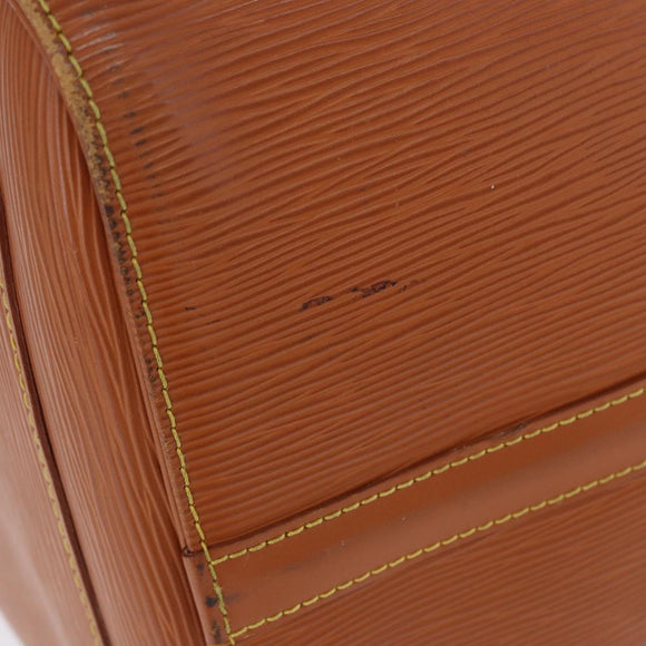 LOUIS VUITTON Epi Keepall 50 Boston Bag Brown M42968 LV Auth 191331A