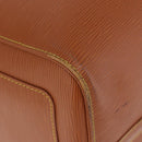 LOUIS VUITTON Epi Keepall 50 Boston Bag Brown M42968 LV Auth 191331A-15