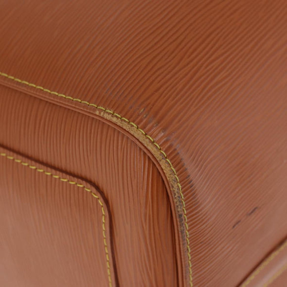 LOUIS VUITTON Epi Keepall 50 Boston Bag Brown M42968 LV Auth 191331A