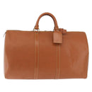 LOUIS VUITTON Epi Keepall 50 Boston Bag Brown M42968 LV Auth 191331A-13