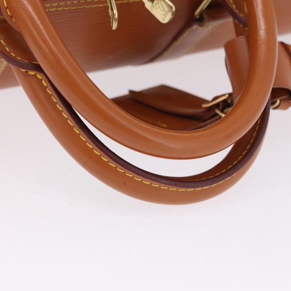 LOUIS VUITTON Epi Keepall 50 Boston Bag Brown M42968 LV Auth 191331A