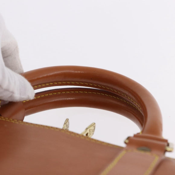 LOUIS VUITTON Epi Keepall 50 Boston Bag Brown M42968 LV Auth 191331A