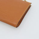 LOUIS VUITTON Epi Pochette Accessoires Pouch Zipangu Gold M52948 LV Auth 191332-15