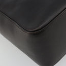 GUCCI Shoulder Bag Leather Brown Silver 001 3766 Auth 191334A-16