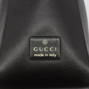 GUCCI Shoulder Bag Leather Brown Silver 001 3766 Auth 191334A-17