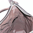 GUCCI Shoulder Bag Leather Brown Silver 001 3766 Auth 191334A-20