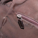 GUCCI Shoulder Bag Leather Brown Silver 001 3766 Auth 191334A-22