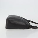 GUCCI Shoulder Bag Leather Brown Silver 001 3766 Auth 191334A-3