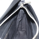 BURBERRY Nova Check Shoulder Bag Canvas Black Silver Auth 191335V-19