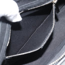 BURBERRY Nova Check Shoulder Bag Canvas Black Silver Auth 191335V-22