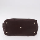 GUCCI GG Canvas Guccissima Tote Bag Leather Brown Gold 145993 Auth 191338V-6