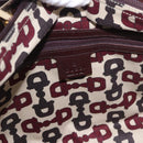 GUCCI GG Canvas Guccissima Tote Bag Leather Brown Gold 145993 Auth 191338V-20