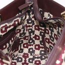 GUCCI GG Canvas Guccissima Tote Bag Leather Brown Gold 145993 Auth 191338V-21