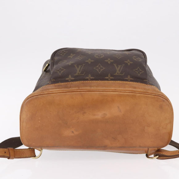 LOUIS VUITTON Monogram Montsouris GM Backpack M51135 LV Auth 191339