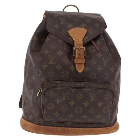 LOUIS VUITTON Monogram Montsouris GM Backpack M51135 LV Auth 191339