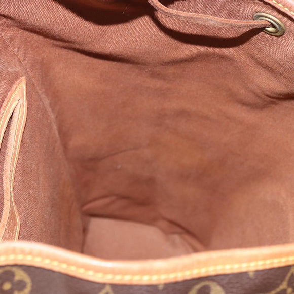 LOUIS VUITTON Monogram Montsouris GM Backpack M51135 LV Auth 191339