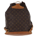 LOUIS VUITTON Monogram Montsouris GM Backpack M51135 LV Auth 191339-2